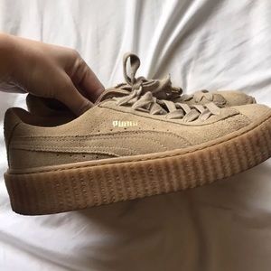 Fenty x Puma Oatmeal Suede Creepers